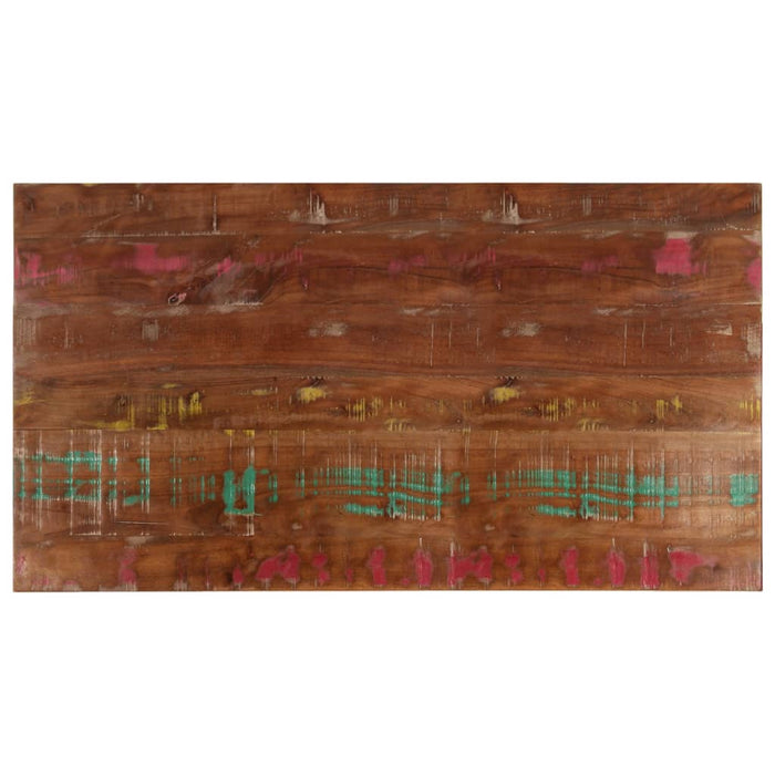 Blat de masă, 110x60x3,8cm, dreptunghiular, lemn masiv reciclat WALTI