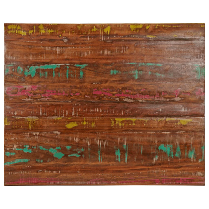 Blat de masă, 90x80x3,8 cm, dreptunghiular, lemn masiv reciclat WALTI