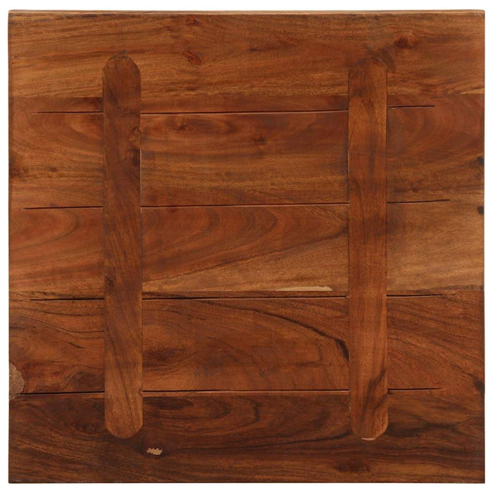 Blat de masă pătrată, 60x60x1,5 cm, lemn masiv reciclat WALTI