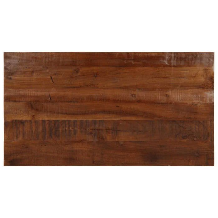 Blat de masă, 100x60x2,5cm, dreptunghiular, lemn masiv reciclat WALTI