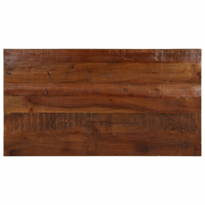 Blat de masă, 100x60x2,5cm, dreptunghiular, lemn masiv reciclat WALTI