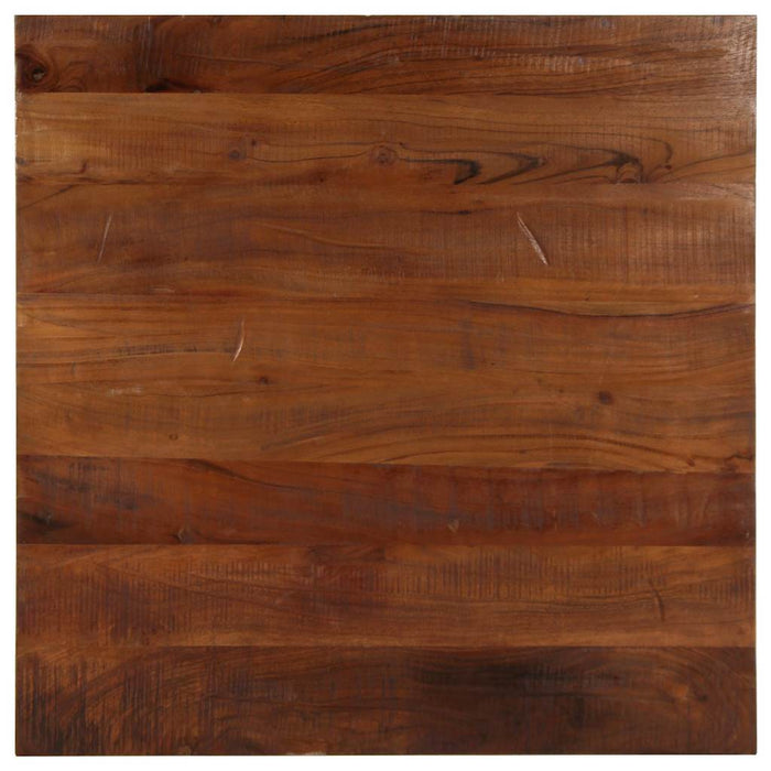 Blat de masă pătrat, 70x70x2,5 cm, lemn masiv reciclat WALTI