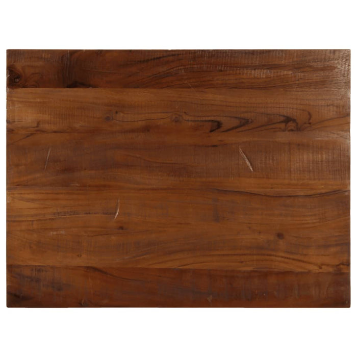 Blat de masă, 80x70x2,5 cm, dreptunghiular, lemn masiv reciclat - WALTI WALTI