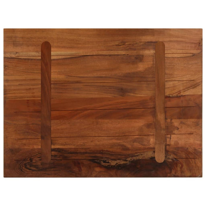Blat de masă, 90x70x2,5 cm, dreptunghiular, lemn masiv reciclat - WALTI WALTI