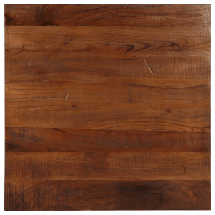 Blat de masă pătrat, 80x80x2,5 cm, lemn masiv reciclat - WALTI WALTI