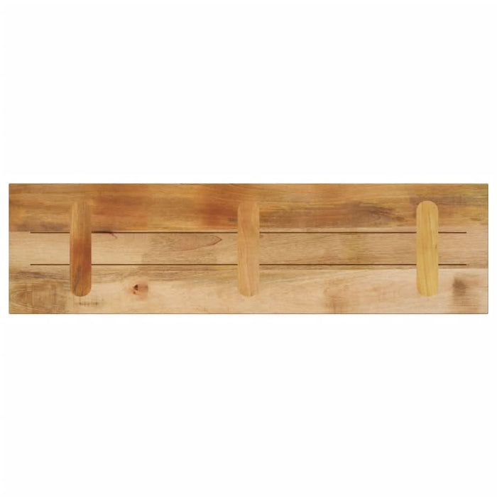 Blat masă, 120x30x2,5 cm, dreptunghiular, lemn masiv mango brut WALTI