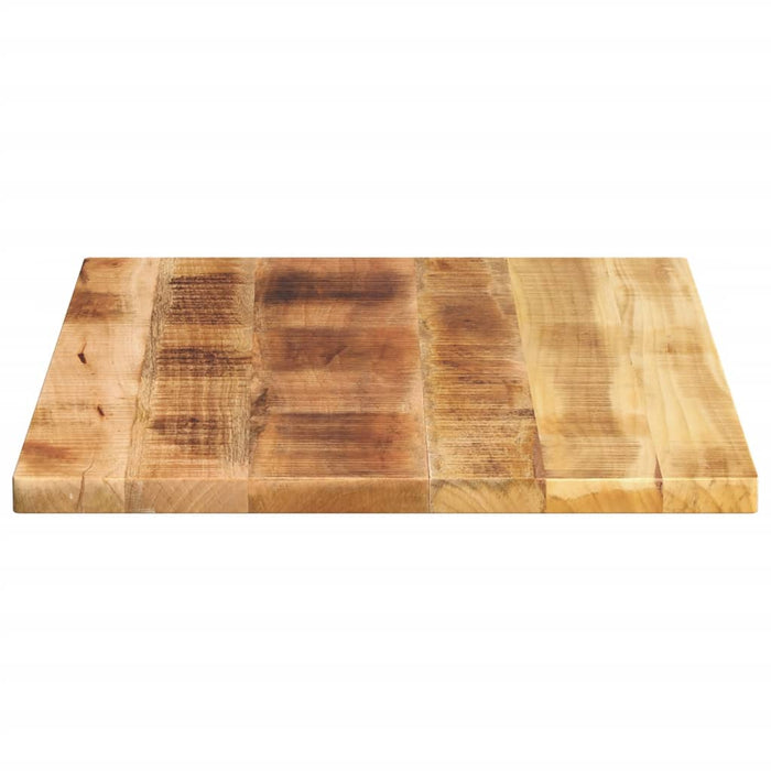 Blat masă, 80x60x2,5 cm, dreptunghiular, lemn masiv mango brut - WALTI WALTI