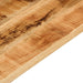 Blat masă, 80x60x2,5 cm, dreptunghiular, lemn masiv mango brut - WALTI WALTI