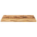 Blat de masă 100x80x2,5 cm dreptunghiular lemn masiv mango brut - WALTI WALTI