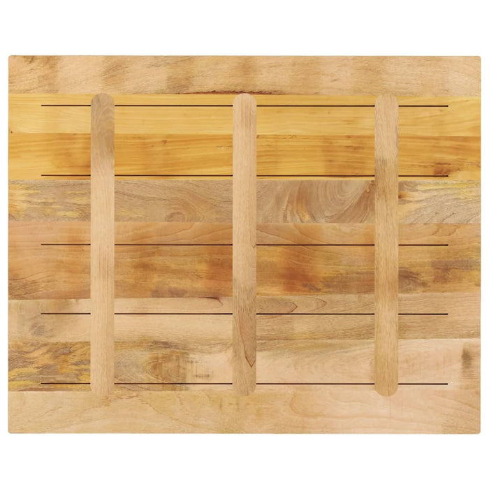 Blat de masă 100x80x2,5 cm dreptunghiular lemn masiv mango brut - WALTI WALTI
