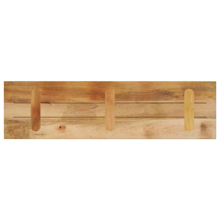 Blat masă, 110x30x3,8 cm, dreptunghiular, lemn masiv mango brut WALTI