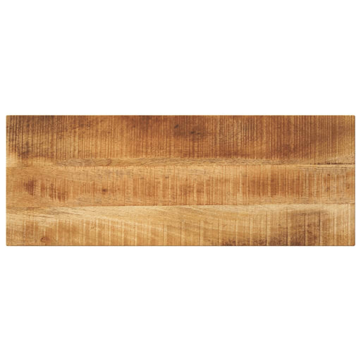 Blat masă, 80x40x3,8 cm, dreptunghiular, lemn masiv mango brut - WALTI WALTI