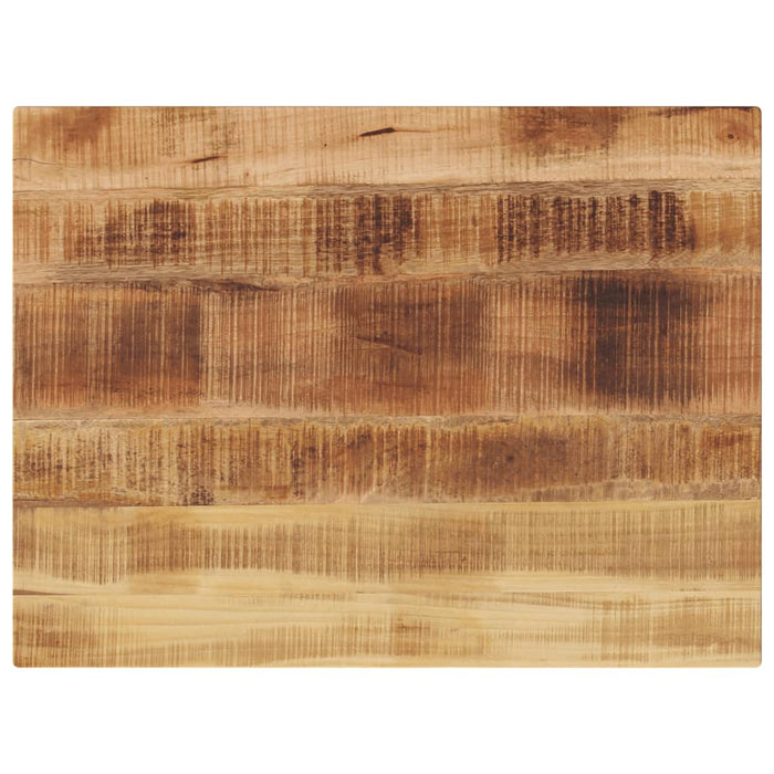 Blat masă, 80x50x3,8 cm, dreptunghiular, lemn masiv mango brut WALTI