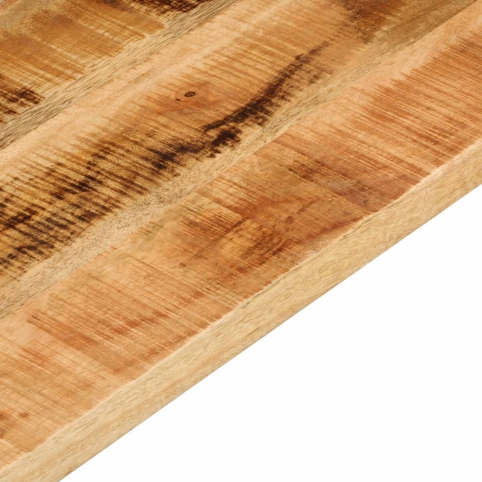 Blat masă, 70x60x3,8 cm, dreptunghiular, lemn masiv mango brut WALTI