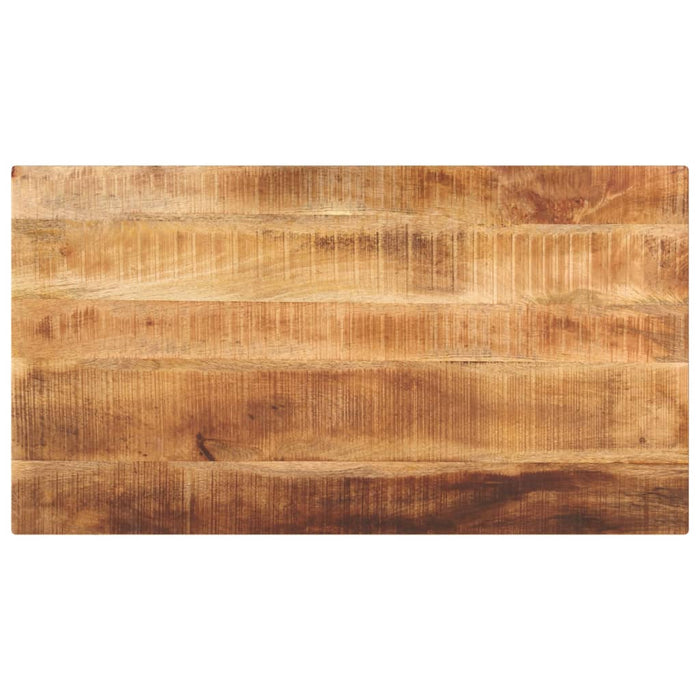 Blat masă, 110x70x3,8 cm, dreptunghiular, lemn masiv mango brut WALTI