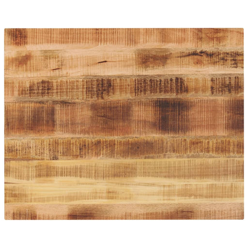 Blat masă, 90x80x3,8 cm, dreptunghiular, lemn masiv mango brut - WALTI WALTI