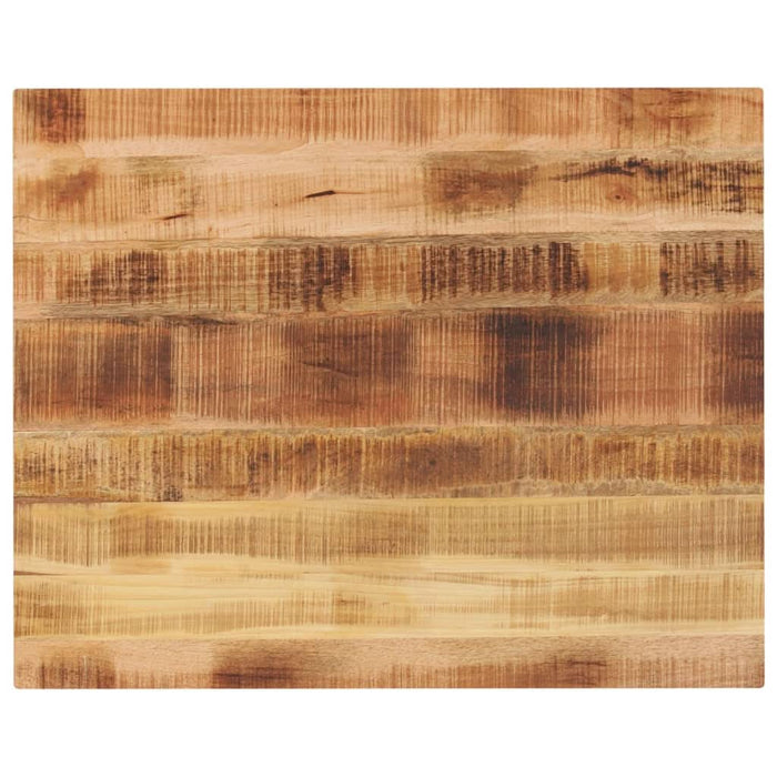 Blat masă, 90x80x3,8 cm, dreptunghiular, lemn masiv mango brut - WALTI WALTI