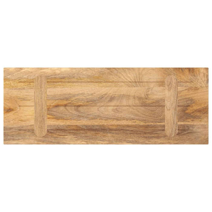 Blat masă 80x20x2,5 cm lemn masiv dreptunghiular de mango WALTI