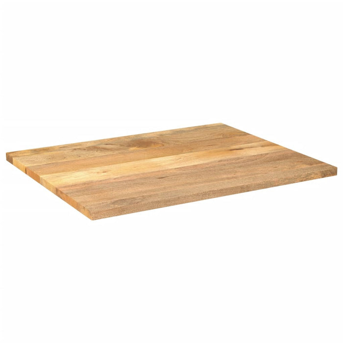 Blat de masă 100x80x2,5 cm dreptunghiular, lemn masiv de mango WALTI