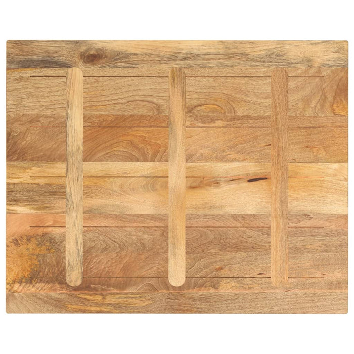 Blat de masă 100x80x2,5 cm dreptunghiular, lemn masiv de mango WALTI