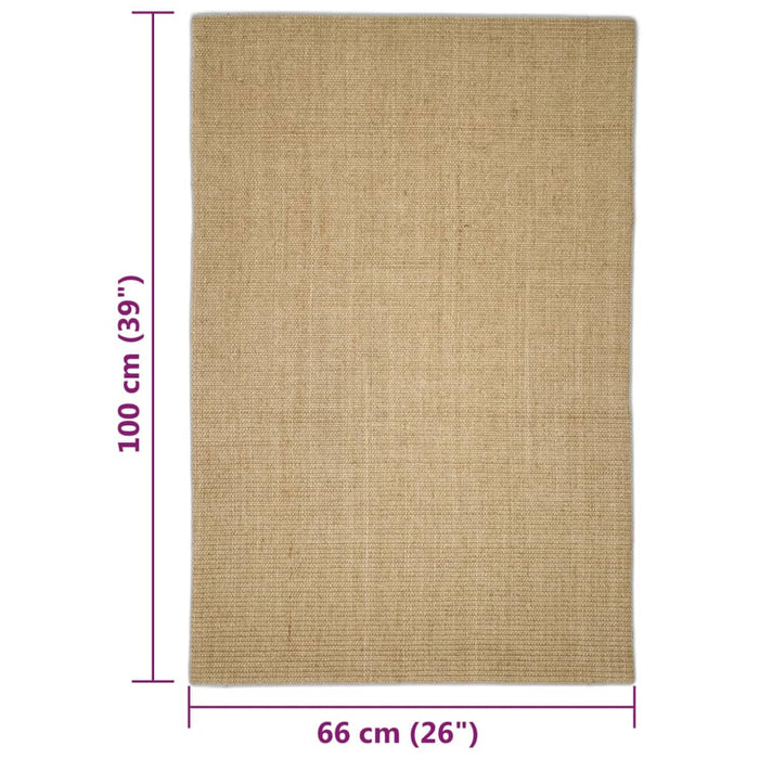 Covor din sisal pentru stâlp de zgâriat, 66x100 cm - WALTI WALTI