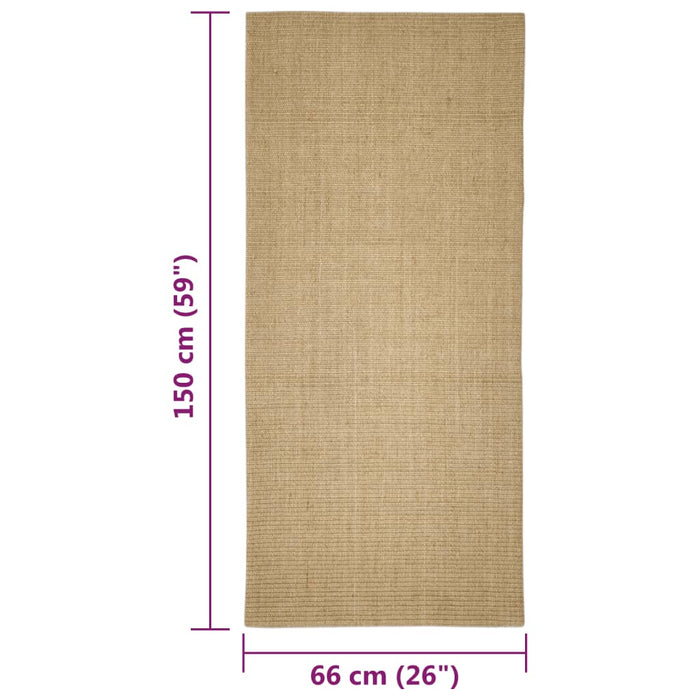 Covor din sisal pentru zgâriat, 66x150 cm - WALTI WALTI