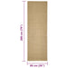 Covor din sisal pentru ansamblu de zgâriat, 66x200 cm - WALTI WALTI