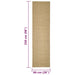 Covor din sisal pentru ansamblu de zgâriat, 66x250 cm - WALTI WALTI