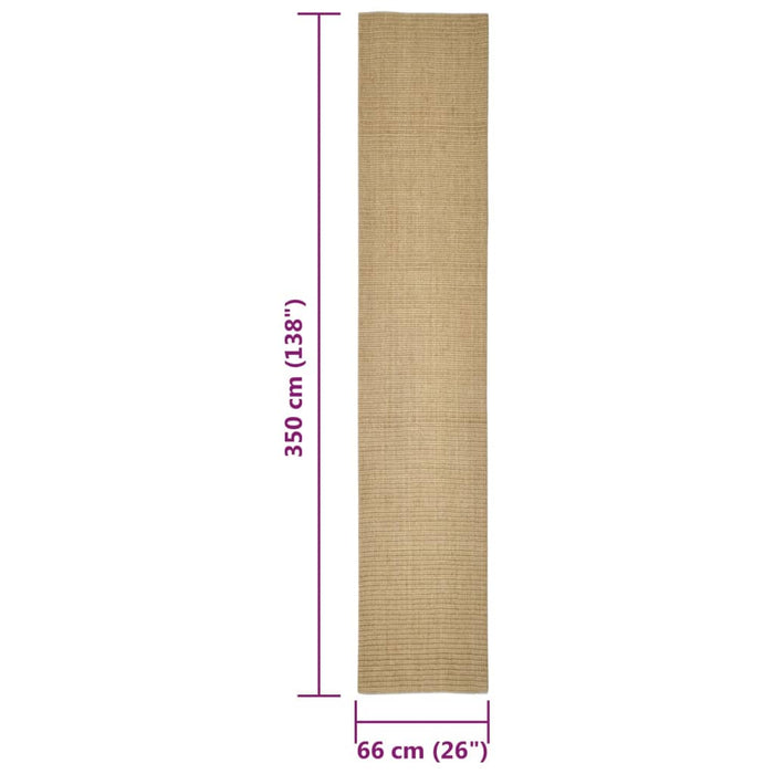 Covor sisal pentru stâlp de zgâriat, 66x350 cm - WALTI WALTI
