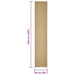 Covor sisal pentru stâlp de zgâriat, 66x350 cm - WALTI WALTI