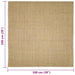 Covor din sisal pentru stâlp de zgâriat, 100x100 cm - WALTI WALTI
