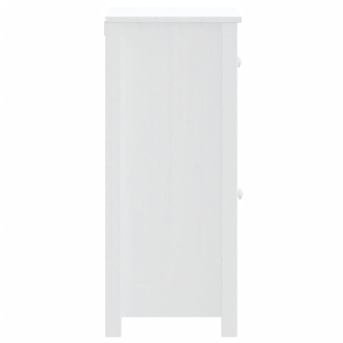 Dulap de baie BERG, alb, 40x34x80 cm, lemn masiv de pin - WALTI WALTI
