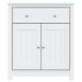 Dulap de baie BERG, alb, 69,5x34x80 cm, lemn masiv de pin - WALTI WALTI