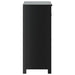 Dulap de baie BERG, negru, 69,5x34x80 cm, lemn masiv de pin - WALTI WALTI