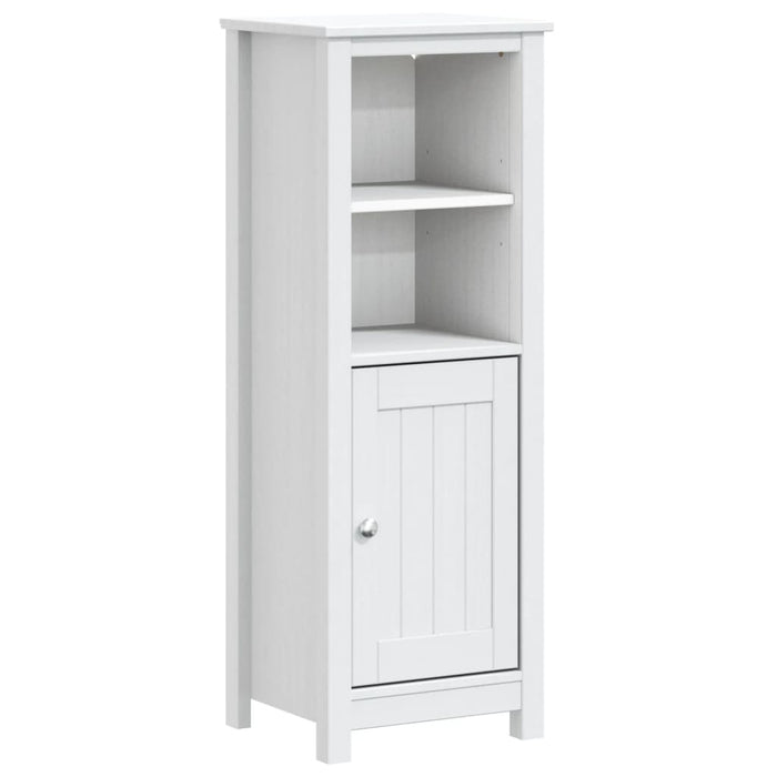 Dulap de baie BERG, alb, 40x34x110 cm, lemn masiv de pin - WALTI WALTI