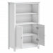 Dulap de baie BERG, alb, 69,5x34x110 cm, lemn masiv de pin - WALTI WALTI