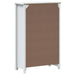 Dulap de baie BERG, alb, 69,5x34x110 cm, lemn masiv de pin - WALTI WALTI