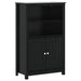 Dulap de baie BERG, negru, 69,5x34x110 cm, lemn masiv de pin - WALTI WALTI