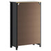 Dulap de baie BERG, negru, 69,5x34x110 cm, lemn masiv de pin - WALTI WALTI