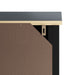 Dulap de baie BERG, negru, 69,5x34x110 cm, lemn masiv de pin - WALTI WALTI