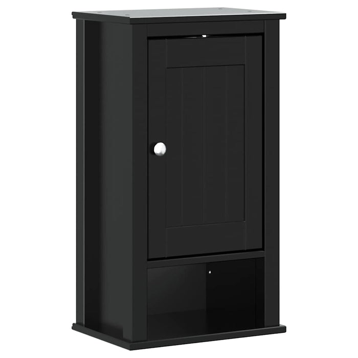 Dulap de baie de perete "BERG" negru, 40x27x71,5 cm, lemn pin - WALTI WALTI