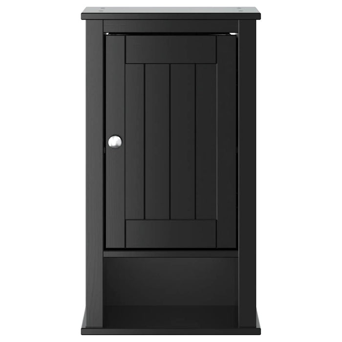 Dulap de baie de perete "BERG" negru, 40x27x71,5 cm, lemn pin - WALTI WALTI