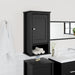 Dulap de baie de perete "BERG" negru, 40x27x71,5 cm, lemn pin - WALTI WALTI