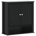 Dulap de baie de perete "BERG" negru 69,5x27x71,5 cm lemn masiv - WALTI WALTI