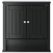 Dulap de baie de perete "BERG" negru 69,5x27x71,5 cm lemn masiv - WALTI WALTI