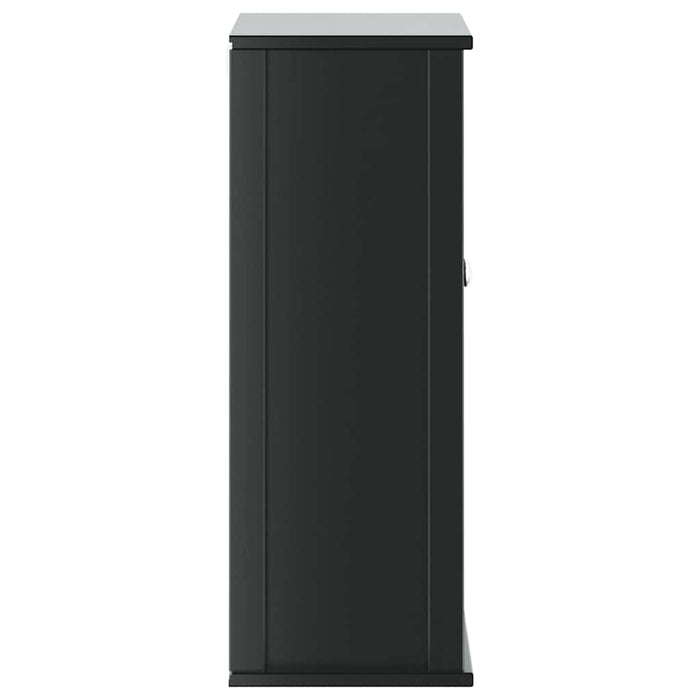 Dulap de baie de perete "BERG" negru 69,5x27x71,5 cm lemn masiv - WALTI WALTI