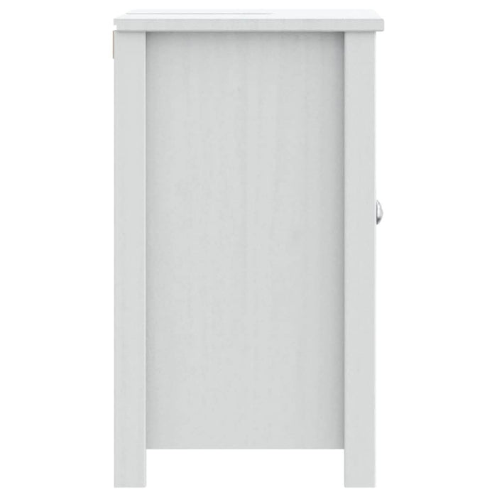 Dulap chiuvetă de baie BERG, alb, 60x34x59 cm, lemn masiv pin - WALTI WALTI