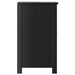 Dulap chiuvetă de baie BERG, negru, 60x34x59 cm, lemn masiv pin - WALTI WALTI