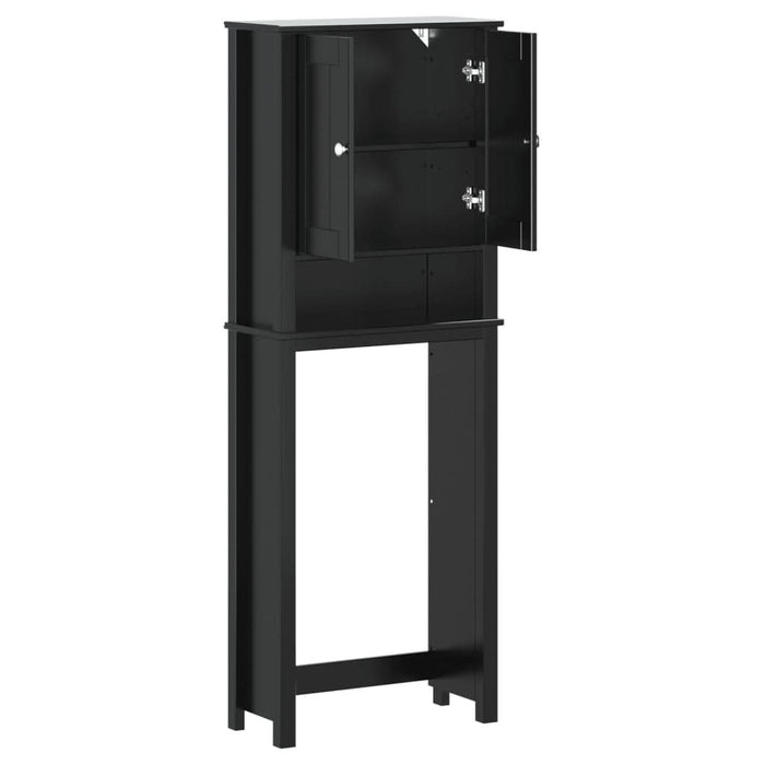 Depozitare deasupra toaletei „BERG” negru 60x27x164,5 cm lemn - WALTI WALTI