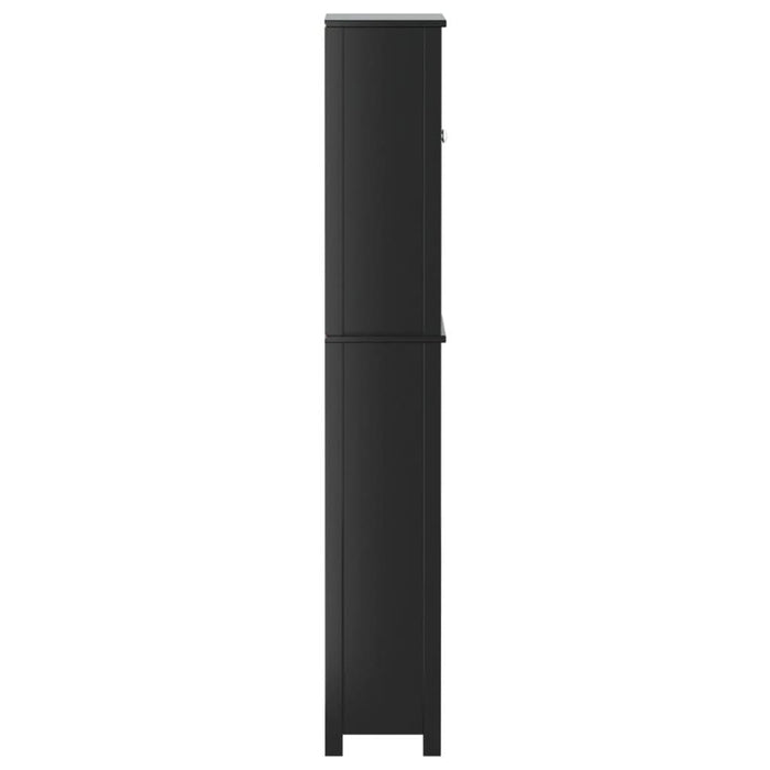 Depozitare deasupra toaletei „BERG” negru 60x27x164,5 cm lemn - WALTI WALTI